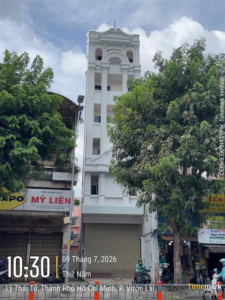 Chủ ngộp bank giảm sâu 5 tỷ  bán tòa nhà mặt tiền lý thái tổ 5,1x22m, hầm 6 tầng tm, giá chỉ 45 tỷ