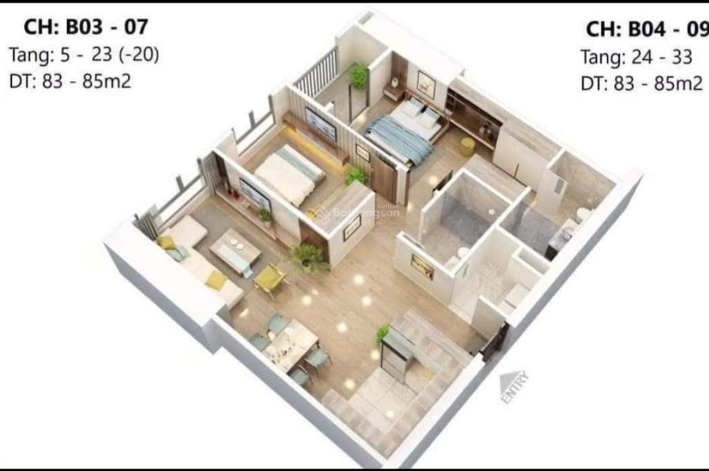 Cần bán nhanh căn 2pn ,2wc tòa usilk 104 , chỉ 3.3 tỷ