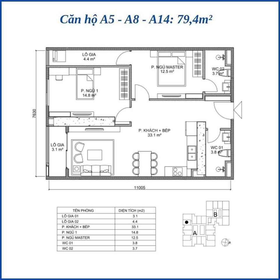 Chính chủ bán căn 2pn hướng đông nam ,giá 4x triệu/m2 tòa usilk 104, hà đông