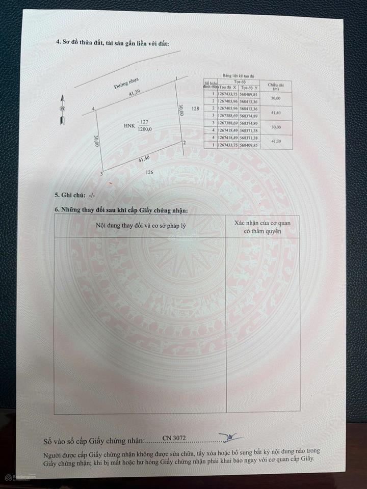 Chính chủ cần bán gấp quỹ đất vàng đối diện kcn tân phú tân châu, tây ninh, sẵn sổ đỏ