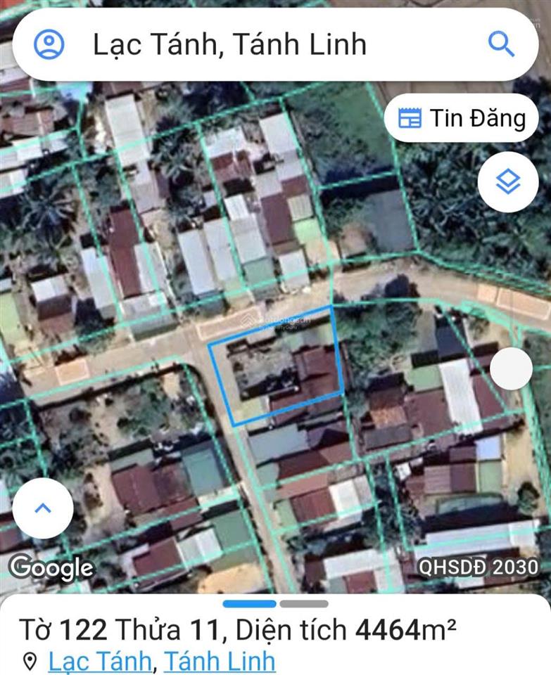 Bán đất nông nghiệp tại đường điện biên phủ, thị trấn lạc tánh, tánh linh, bình thuận