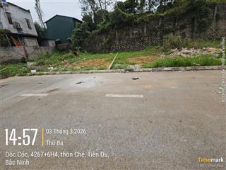 Thổ cư gần dự án xuân cầu 450m, tiên du, bắc ninh