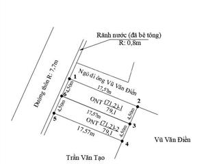 Bán đất đường nhựa thôn 8m cực đẹp