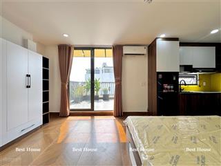 Căn hộ ban công lớn full nội thất mới 100%  giặt riêng siêu chill  zl 0909 186 ***