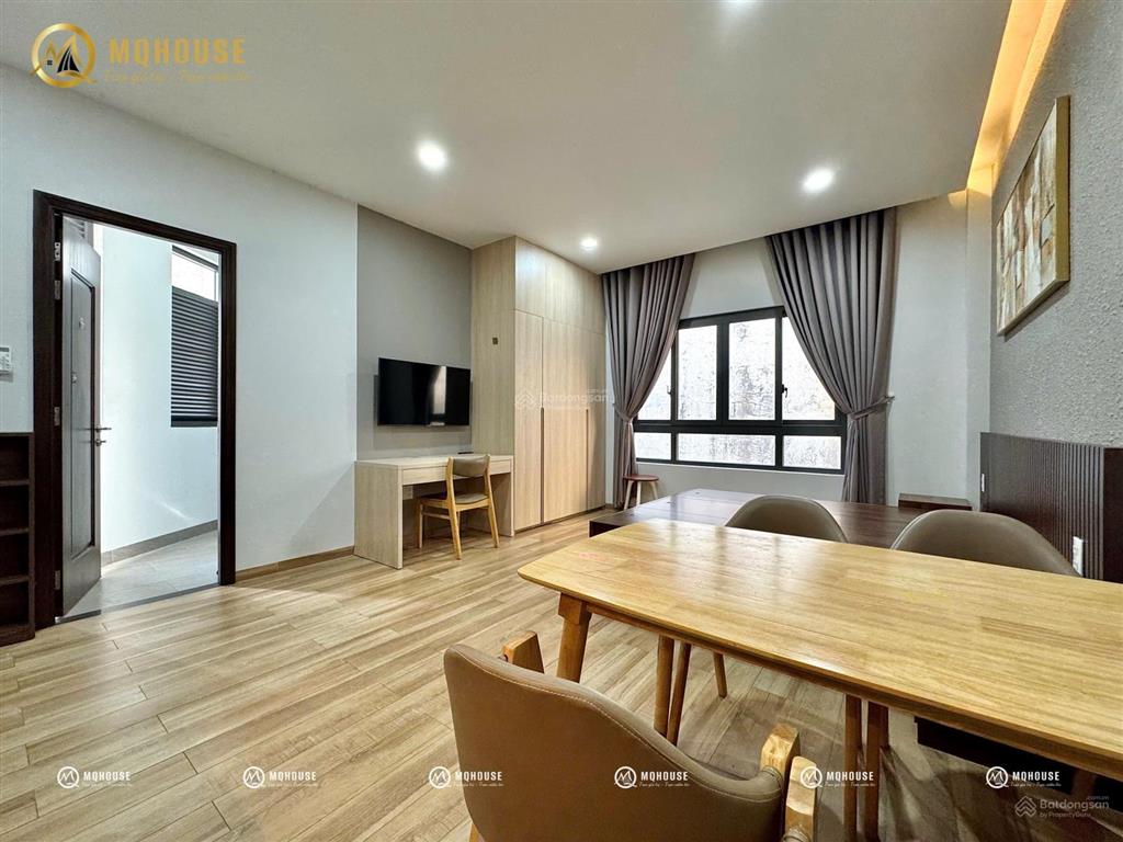 Căn hộ studio full nội thất cao cấp  giặt riêng  cửa sổ lớn  0909 186 ***