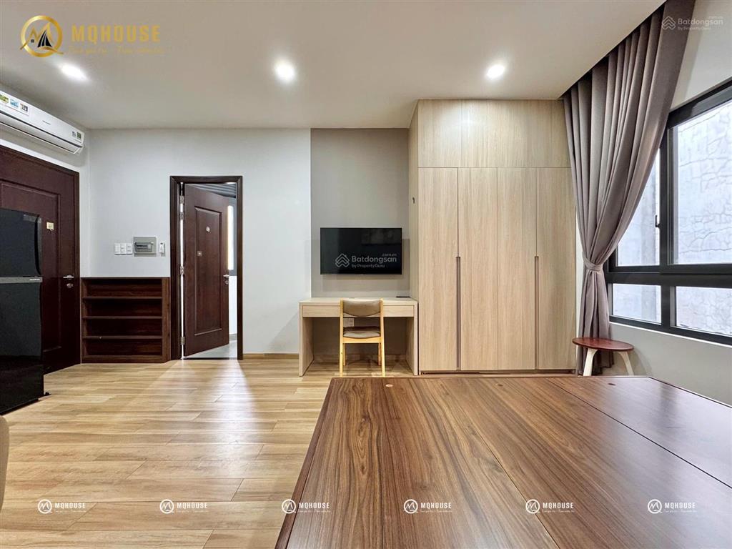 Căn hộ studio full nội thất cao cấp  giặt riêng  cửa sổ lớn  0909 186 ***
