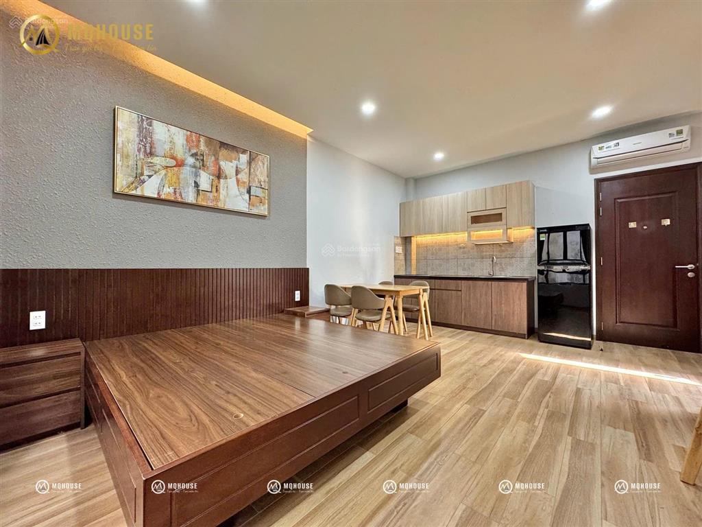 Căn hộ studio full nội thất cao cấp  giặt riêng  cửa sổ lớn  0909 186 ***