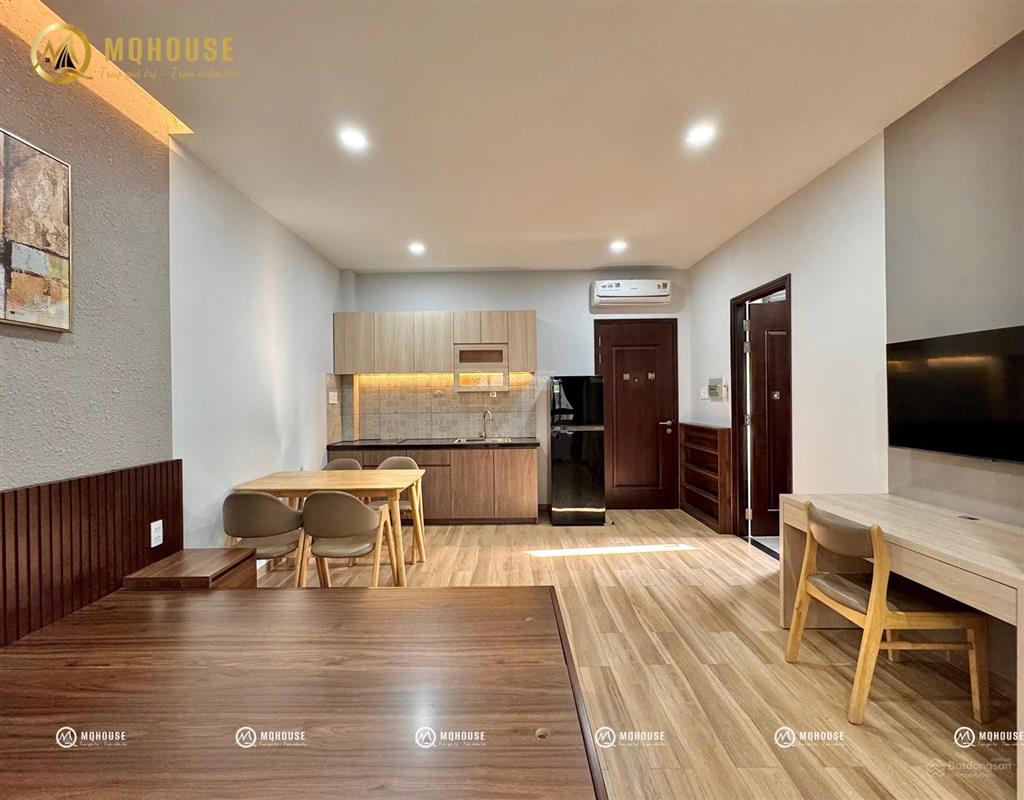Căn hộ studio full nội thất cao cấp  giặt riêng  cửa sổ lớn  0909 186 ***