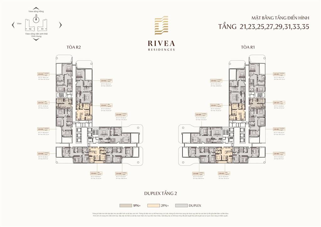 Cập nhật giá bán, rổ hàng đẹp rivea residences (50m2  giá dự kiến 4.5 tỷ)