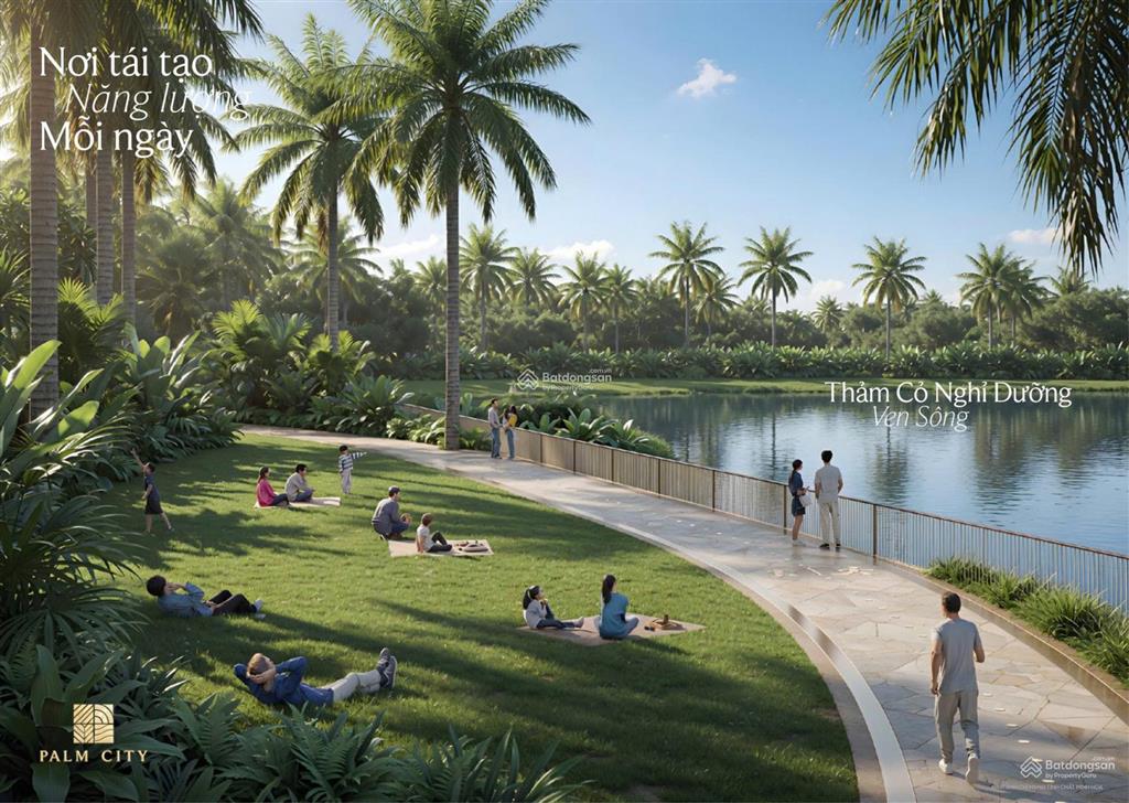 Palm river chuẩn sống nghỉ dưỡng riêng tư giữa compound ba mặt ven sông tại quận 2