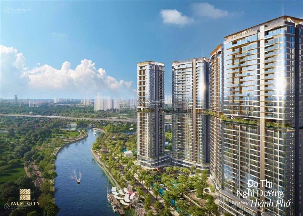 Palm river chuẩn sống nghỉ dưỡng riêng tư giữa compound ba mặt ven sông tại quận 2