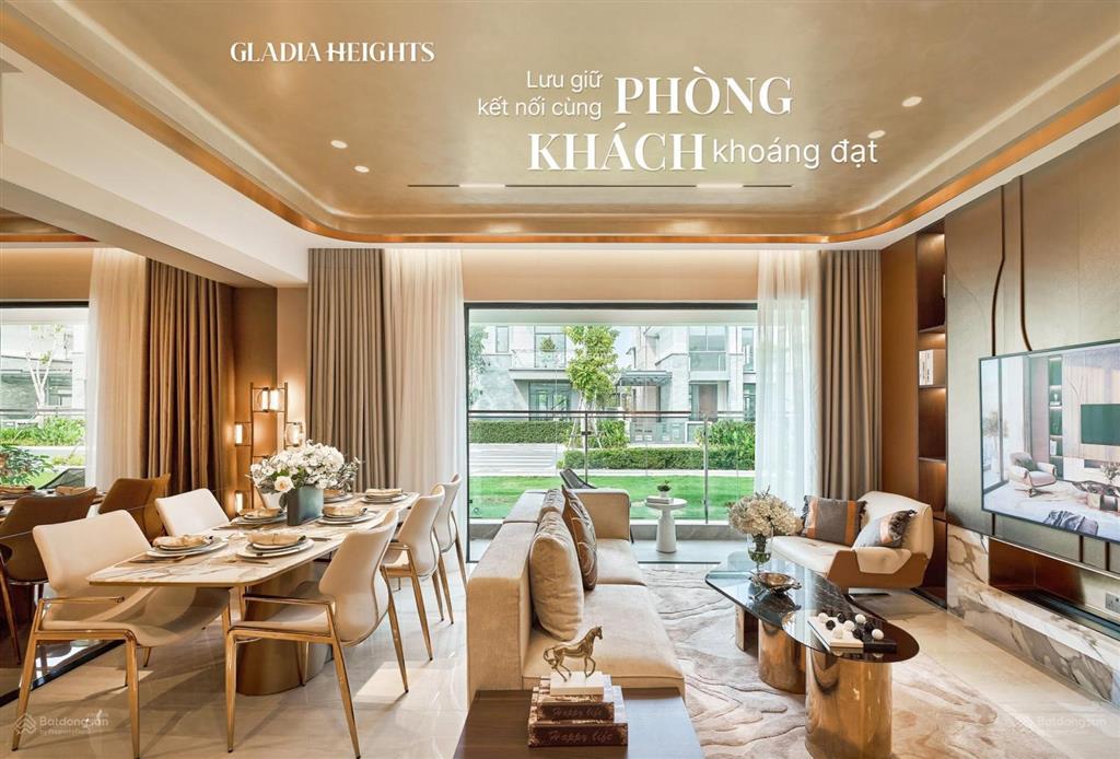 Căn hộ gladia heights cđt keppel và khang điền giá 4,4 tỷ/căn  ưu đãi thanh toán 12%