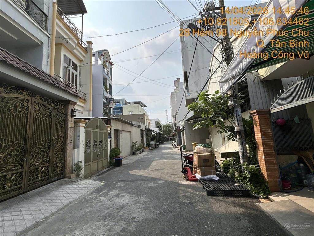 Nhà hxh 6m, gần nhà ga t3, nguyễn phúc chu, p15 tân bình