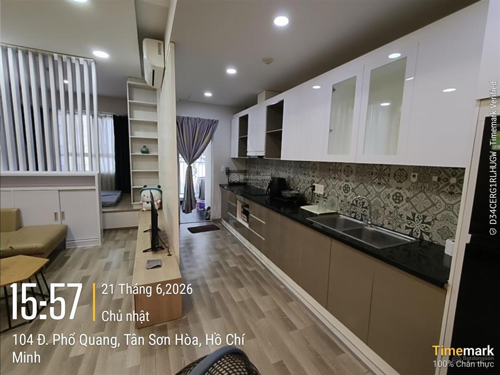 The botanica 58m2, 1pn + full nội thất 13,7tr ở liền  0797 799 *** ạ