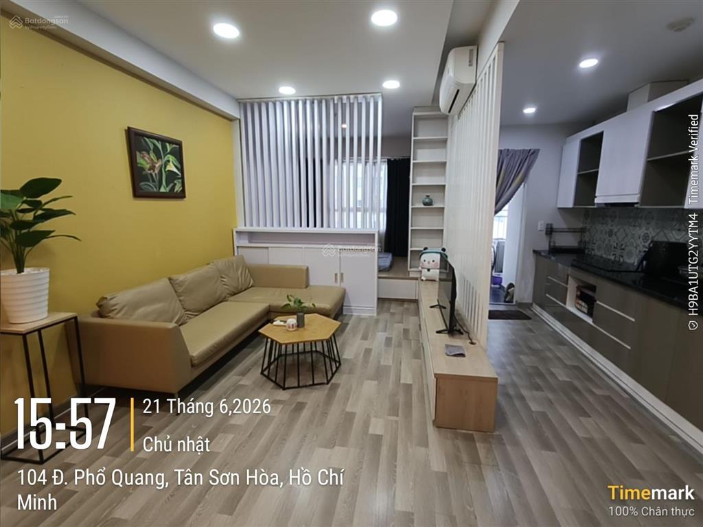 The botanica 58m2, 1pn + full nội thất 13,7tr ở liền  0797 799 *** ạ