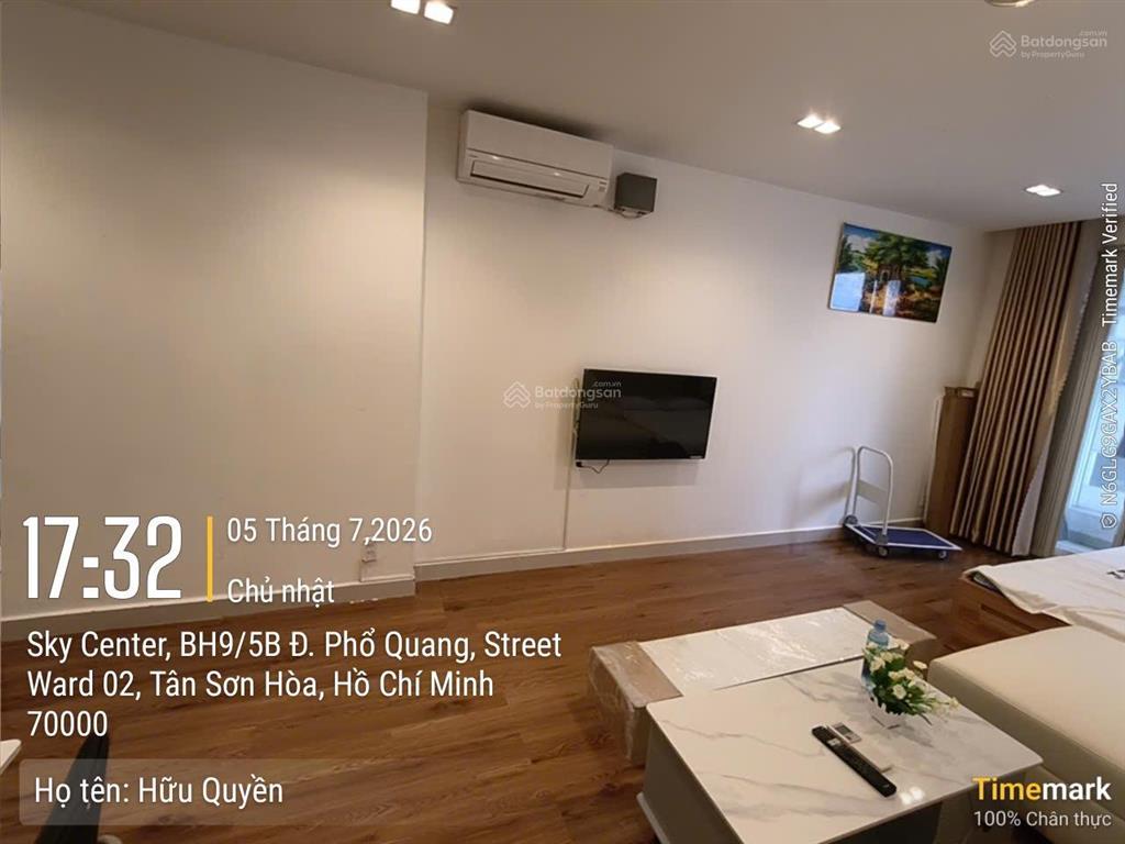 Officetel sky center 43m² full nội thất chỉ 13tr  0797 799 *** ạ