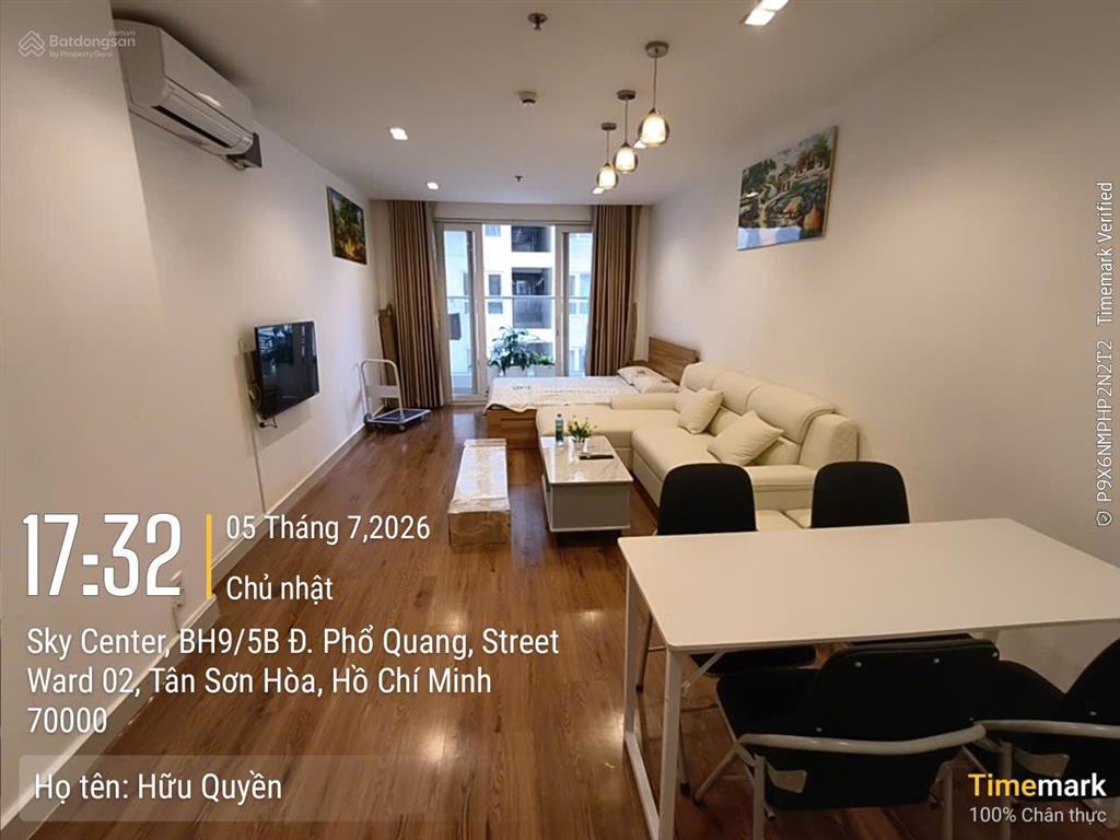 Officetel sky center 43m² full nội thất chỉ 13tr  0797 799 *** ạ