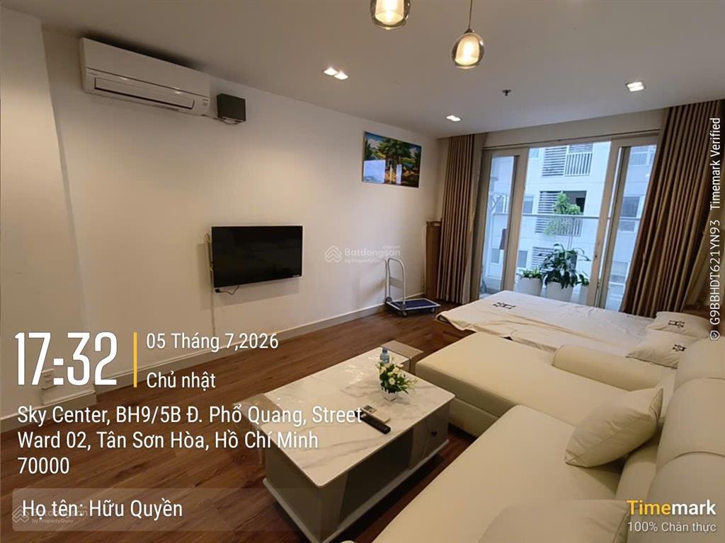 Officetel sky center 43m² full nội thất chỉ 13tr  0797 799 *** ạ