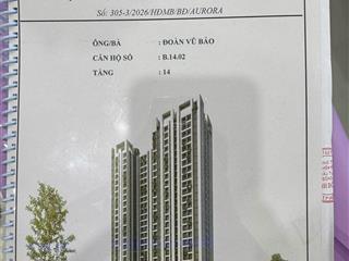 Chính chủ bán căn b.14.02 view bitexco quận 1 aurora residences quận 8