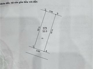 Bán đất tại thanh am, 4,35 tỷ, 34m2, ngõ 3.5m, pháp lý đầy đủ