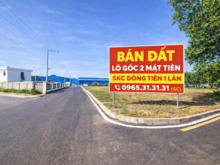Bán lô đất skc đóng 1 lần 30 năm lô góc 2 mặt nhựa lớn , vị trí đẹp tại tân uyên ,