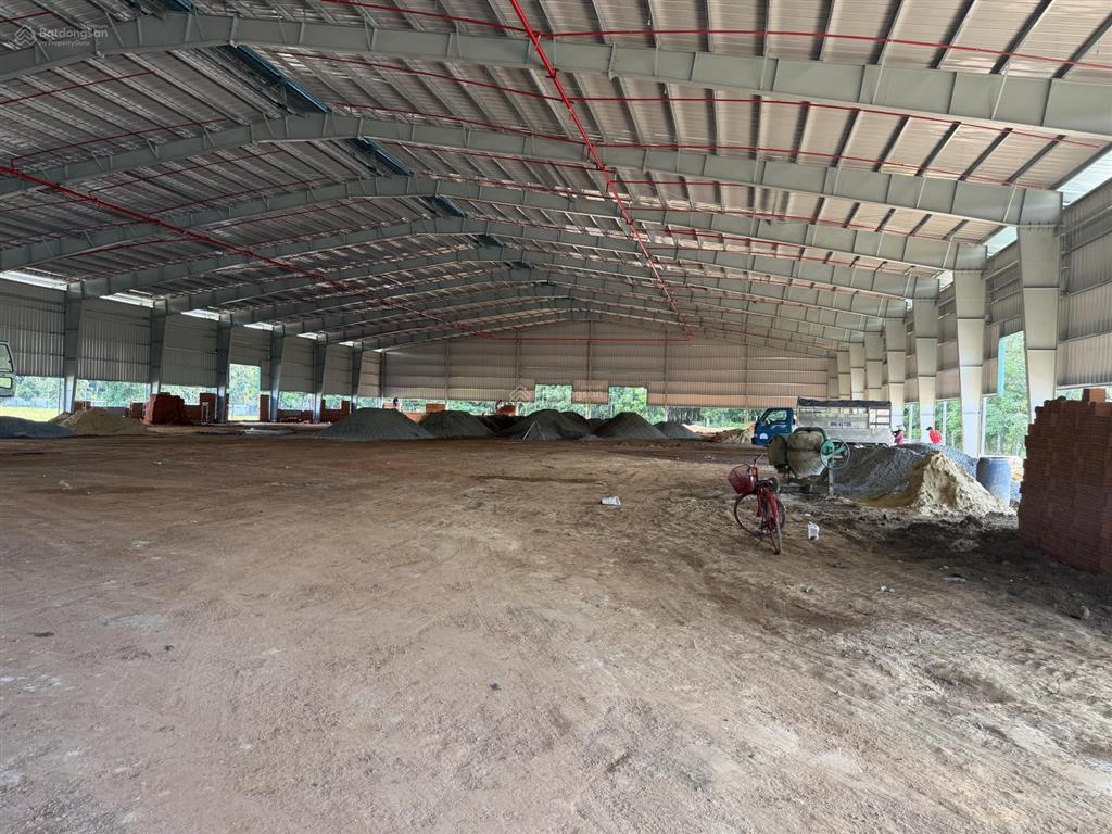 Bán gấp xưởng mới xây tại phú giáo, dt 24.000m2 dtx 6000m2 skc đóng 1 lần, có hoàn công, 50 tỷ