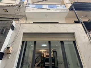 Hẻm xe hơi  4 tầng  43m2 hoành tráng  ngang hơn 4m