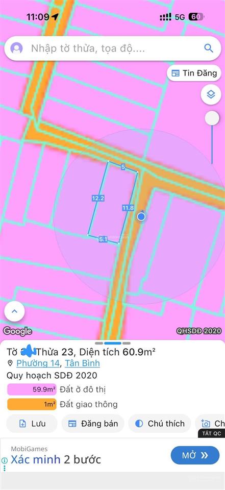 Đường trường chinh, phường 14, tân bình  ngang hơn 5m  sổ vuông a4  lô góc
