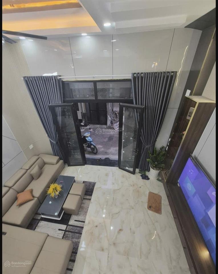 Nhà mới full nội thất  hẻm xe hơi 1 trục