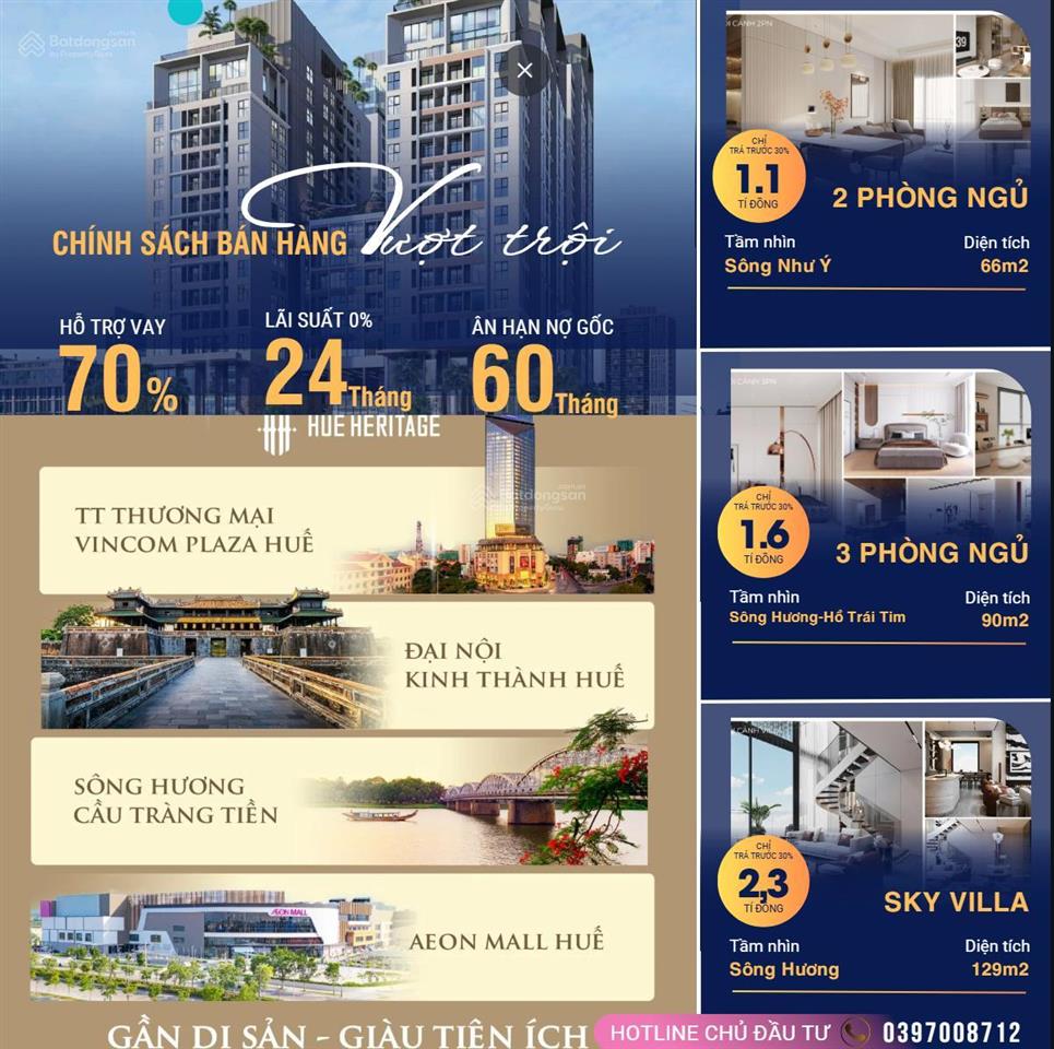 Hue heritage biểu tượng sống mới giữa trung tâm ngã 6 tp huế