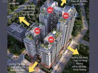 Căn hộ cao cấp 3pn view trực diện sông hương thành phố huế  ngay ngã 6 trung tâm