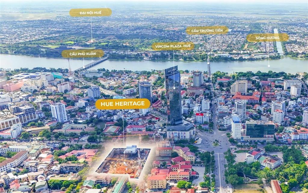 Hue heritage  sản phẩm đầu tư căn hộ cao cấp hiếm có tại trung tâm cố đô