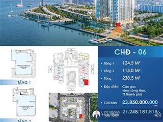 Căn hộ đế đẹp nhất peninsula đà nẵng chính thức mở bán | chd06  238,5m2  giá chỉ 21,2 tỷ