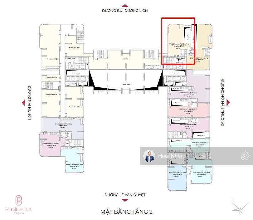 Chd 12a peninsula đà nẵng | shophouse căn góc 2 tầng, 235,2 m² giá 15,8 tỷ
