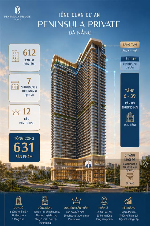 Peninsula private căn hộ dòng tiền đn khai thác airbnb hiệu quả 13  17%/1 năm
