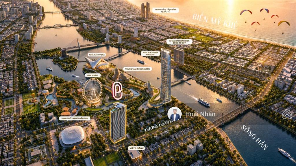 Dự kiến 65 triệu/m2 mức giá khó tìm cho căn hộ cao cấp giữa tâm điểm đà nẵng downtown