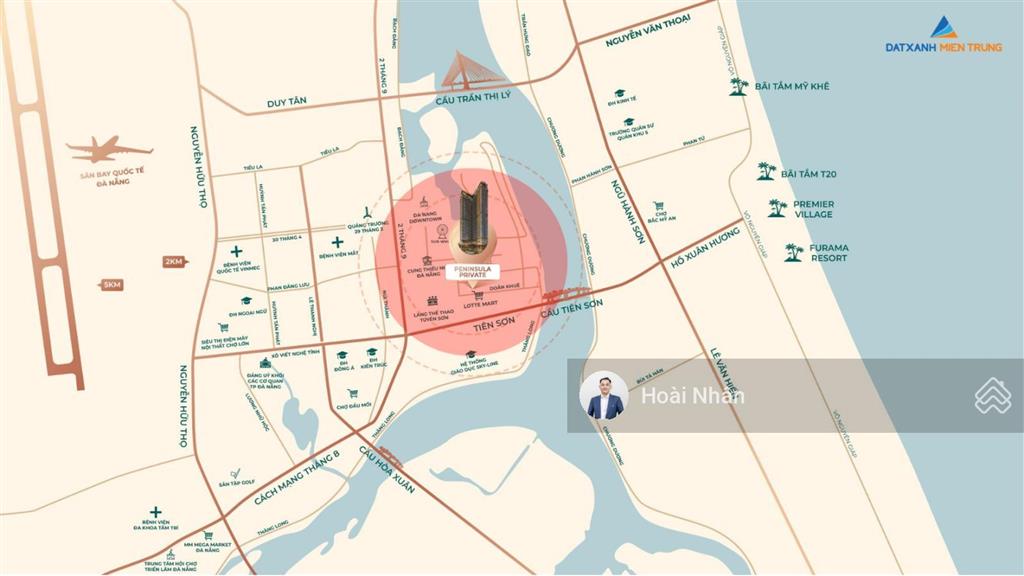 Peninsula private căn 1pn  47m  tài sản dòng tiền giữa trung tâm đà nẵng