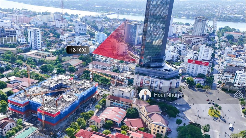 Ra mắt 2pn h2  1602 view trực diện ngã 6 thành phố, sông hương  vị trí đẹp hue heritage
