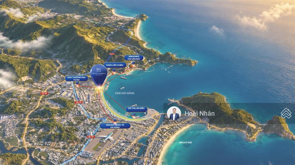 Căn hộ biển sở hữu lâu dài  view trực diện biển grand marina đà nẵng