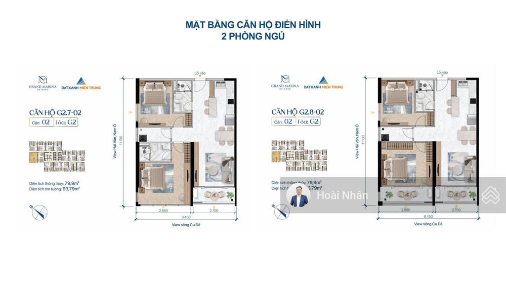 Căn hộ biển sở hữu lâu dài  view trực diện biển grand marina đà nẵng