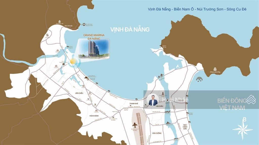 Căn hộ biển sở hữu lâu dài  view trực diện biển grand marina đà nẵng
