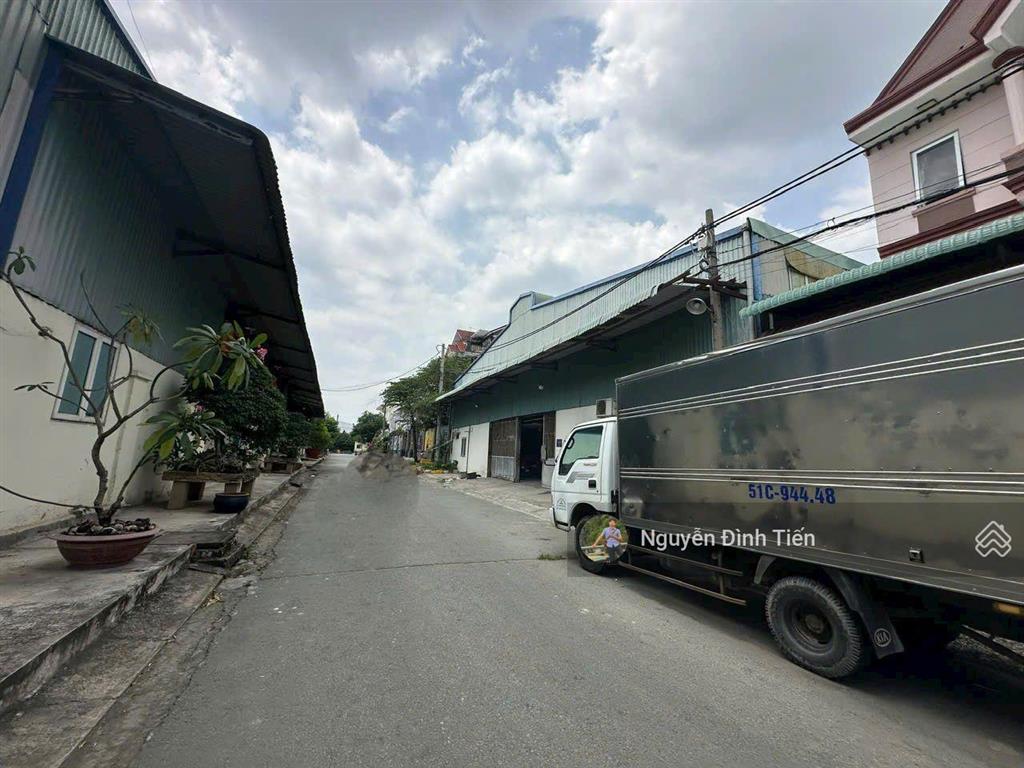 Bán đất có sẵn xưởng ql13 hiệp bình phước thủ đức 547m2 thổ cư container vào tận đất