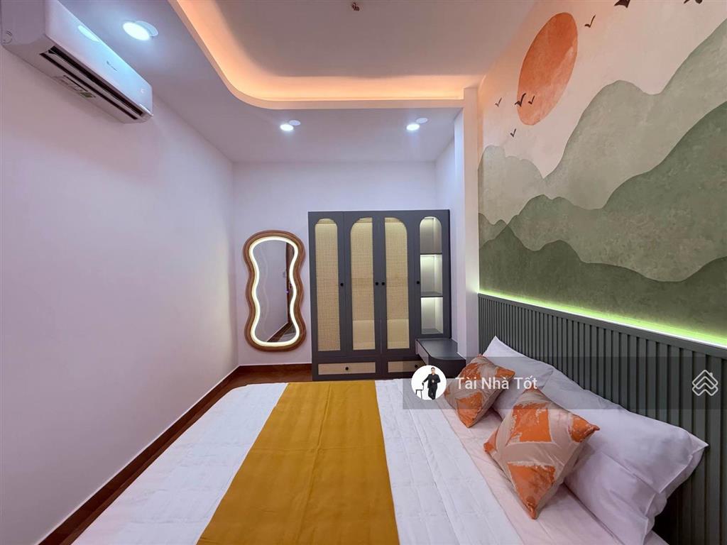 Nhà mới đẹp full nội thất đầy đủ công năng nơ trang long, 7,45 tỷ, 64 m2, giá tốt hot!