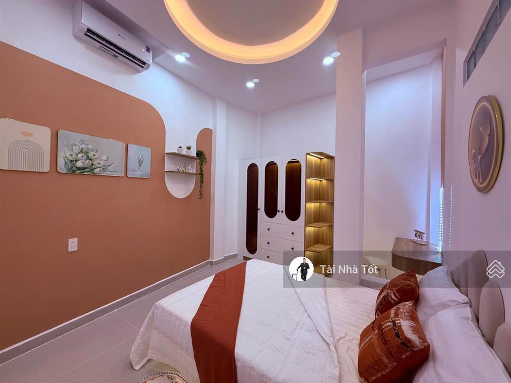 Nhà mới đẹp full nội thất đầy đủ công năng nơ trang long, 7,45 tỷ, 64 m2, giá tốt hot!