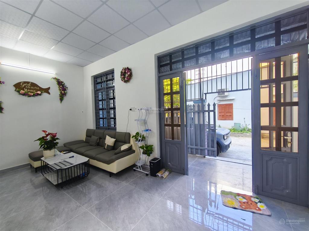 Bán nhà 1 trệt 1 lầu gần biển  hẻm lý thái tổ  bắc nha trang  diện tích 71,6m2 ngang 6,5m