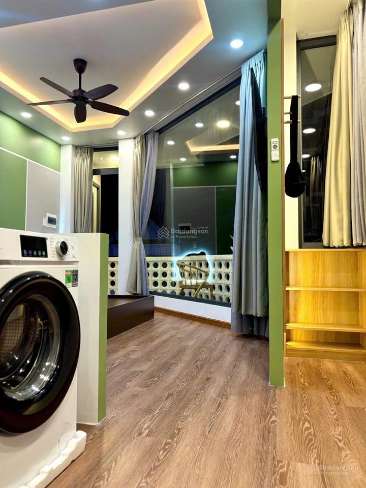 Căn hộ 1 phòng ngủ full nội thất máy giặt riêng ngay cầu tham lương  phan văn hớn  trường chinh