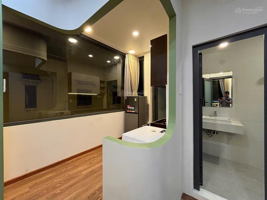 Căn hộ 1 phòng ngủ full nội thất máy giặt riêng ngay cầu tham lương  phan văn hớn  trường chinh