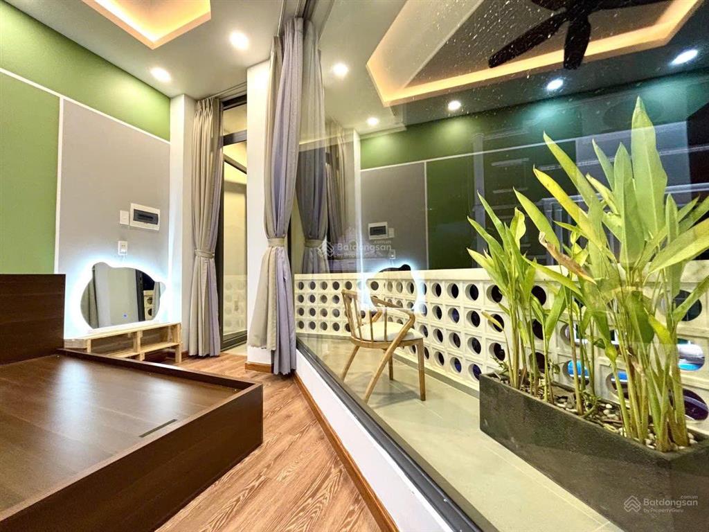 Căn hộ 1 phòng ngủ full nội thất máy giặt riêng ngay cầu tham lương  phan văn hớn  trường chinh