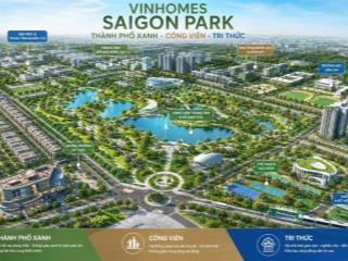 Shophouse vinhomes saigon park vị trí đẹp đón đầu đại đô thị tây bắc tp.hcm