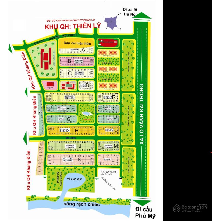 Bán đất nền dự án an thiên lý  đường d9  diện tích 119m2